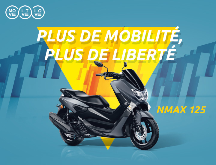NMAX 125, plus de mobilité, plus de liberté !